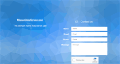 Desktop Screenshot of allianceglobalservices.com